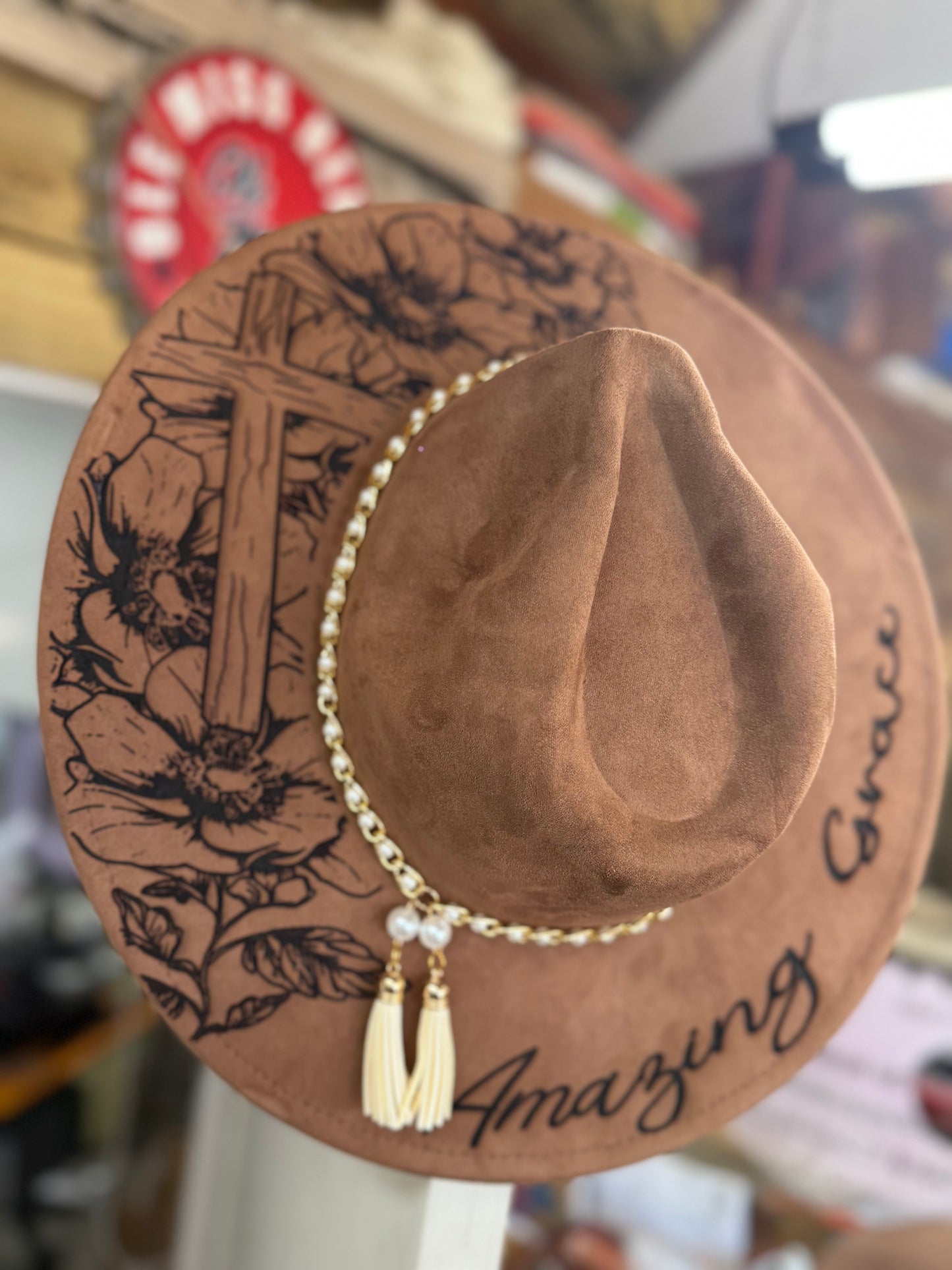 Custom Vegan Suede Rancher Hat