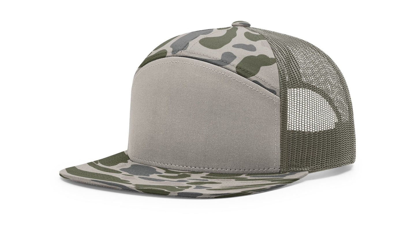 Richardson 168P Camo Flat Bill Trucker Hats – Duck Camo Collection