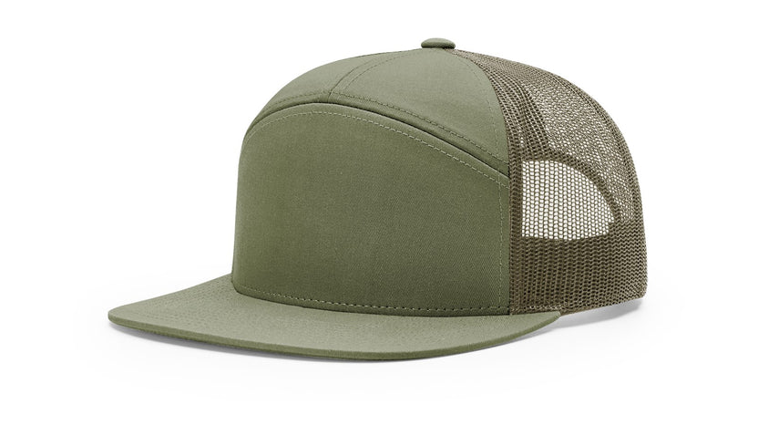 Richardson 168 7-Panel Trucker Cap – Modern High-Profile Snapback