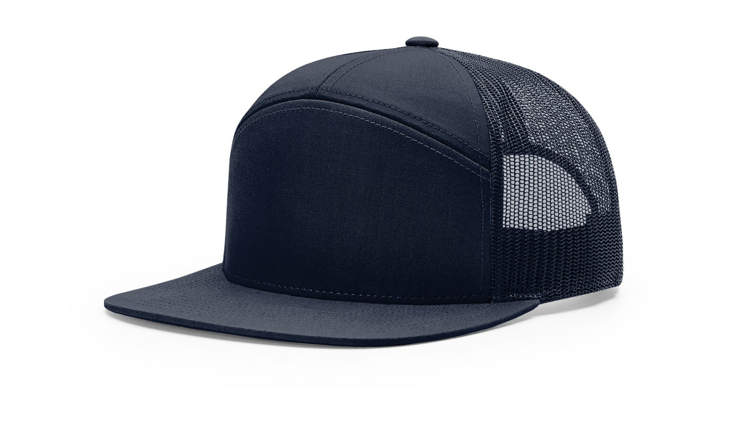 Richardson 168 7-Panel Trucker Cap – Modern High-Profile Snapback