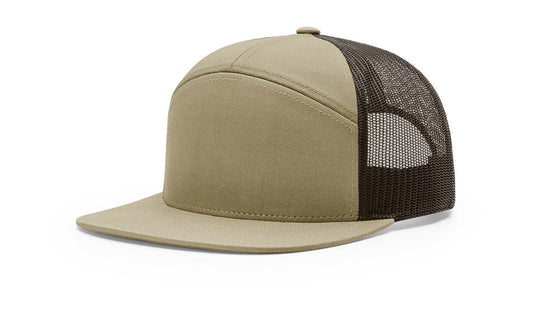 Richardson 168 7-Panel Trucker Cap – Modern High-Profile Snapback