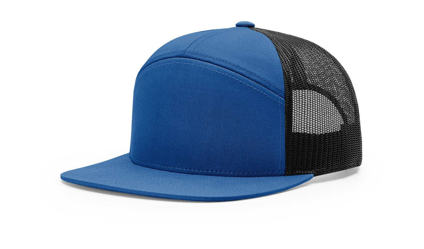 Richardson 168 7-Panel Trucker Cap – Modern High-Profile Snapback