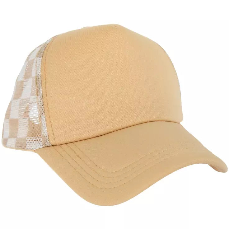 Basic High Crown Foam Trucker Hat with Patch