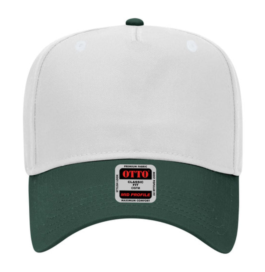 Otto Cap 5-Panel Mid Profile Baseball Cap - 31-069