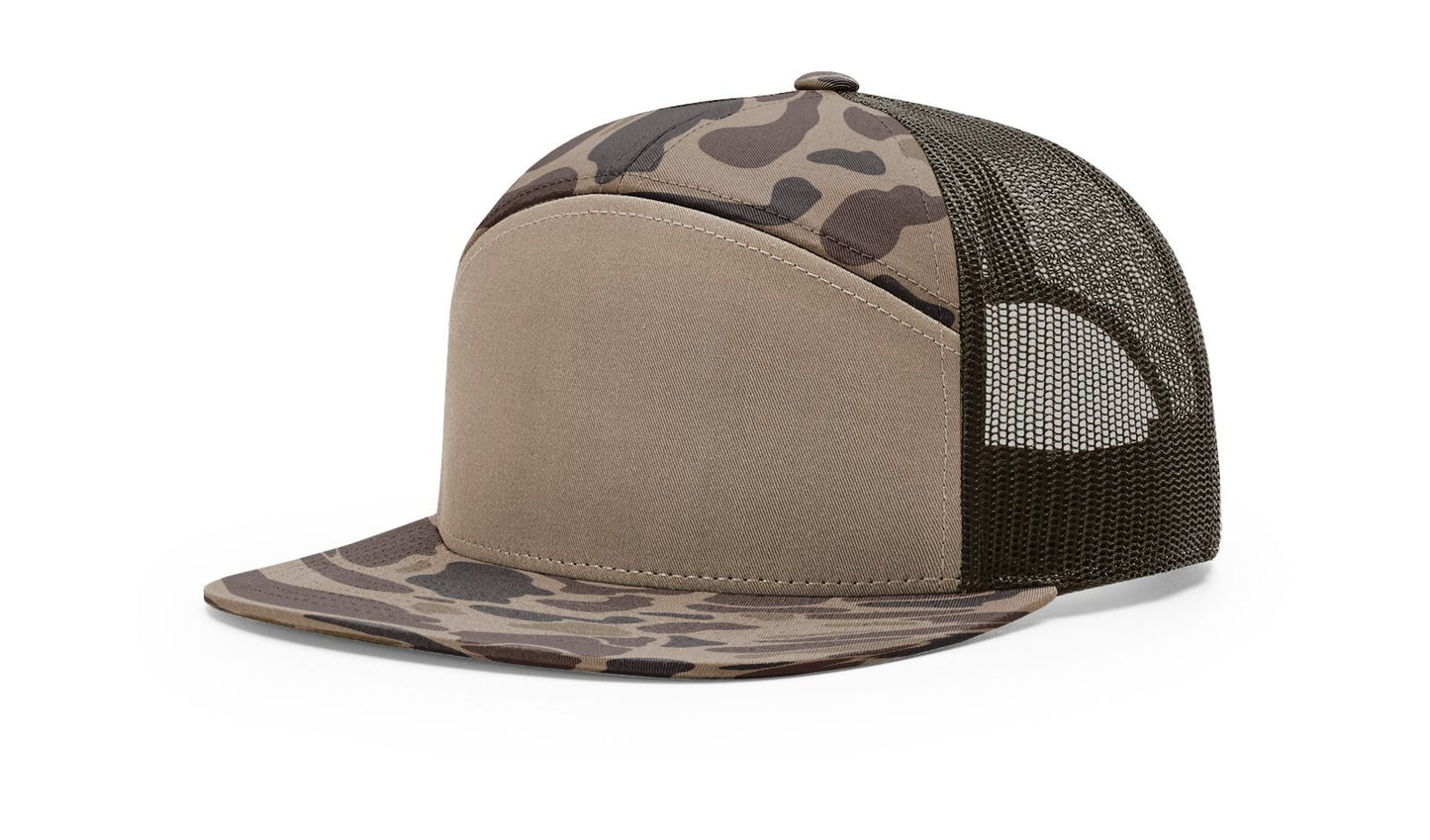 Richardson 168P Camo Flat Bill Trucker Hats – Duck Camo Collection