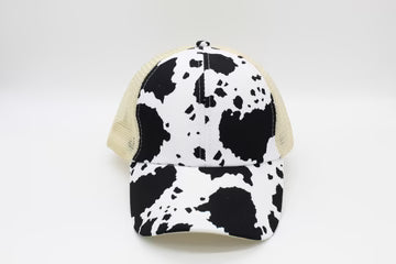 Ponytail Hat for Women - Baseball Cap with Adjustable Fit & High Pony Tail Criss Cross Back