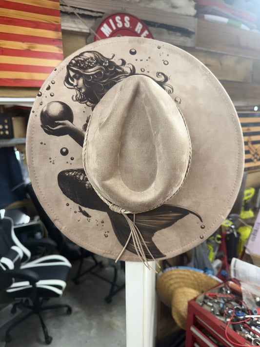 Custom Vegan Suede Rancher Hat