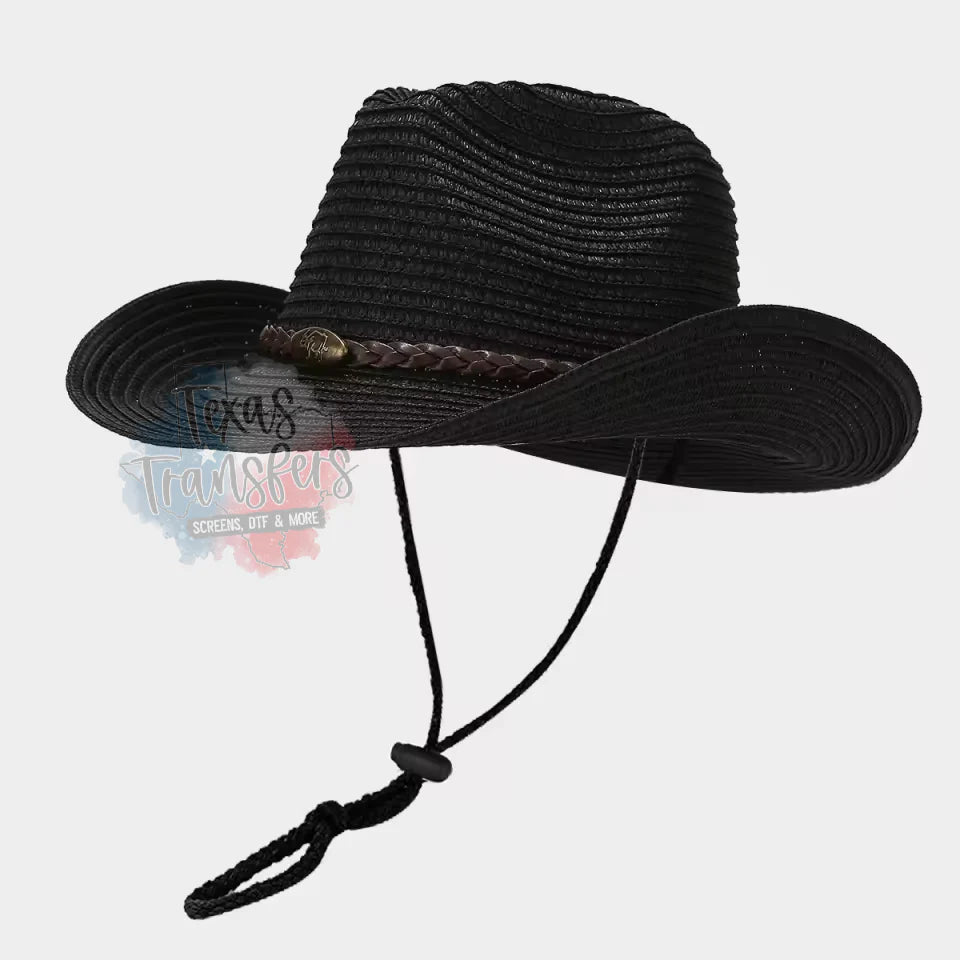 Wide Brim Woven Hat
