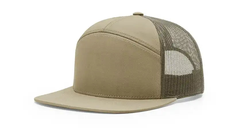 Richardson 168 7-Panel Trucker Cap – Modern High-Profile Snapback