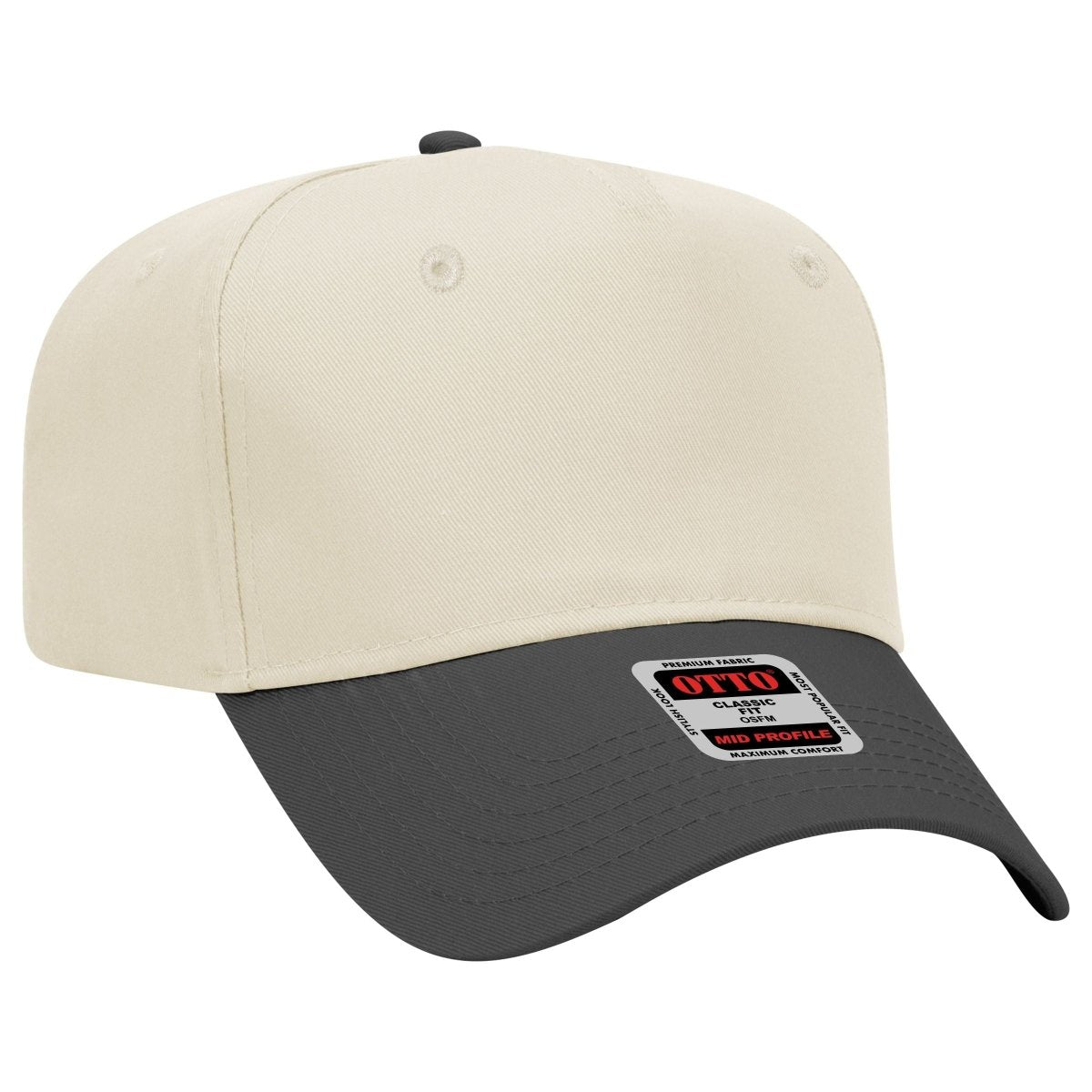 Otto Cap 5-Panel Mid Profile Baseball Cap - 31-069