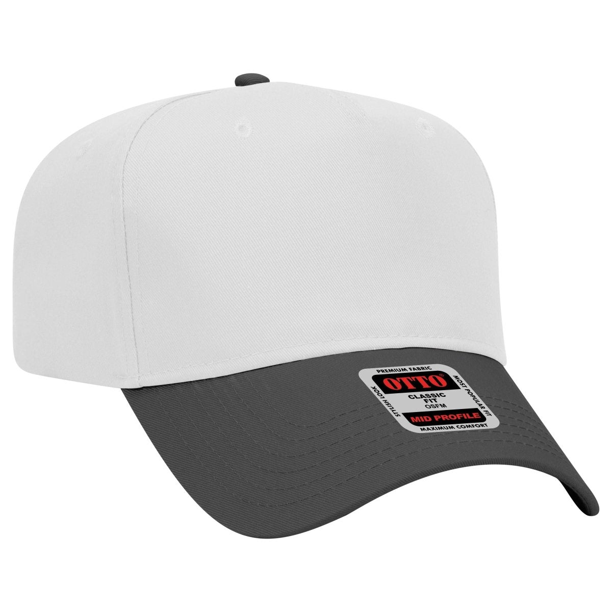 Otto Cap 5-Panel Mid Profile Baseball Cap - 31-069