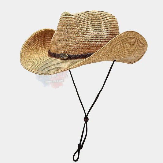 Wide Brim Woven Hat