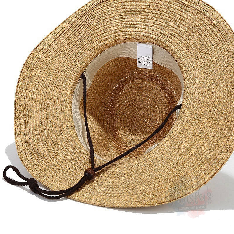 Wide Brim Woven Hat